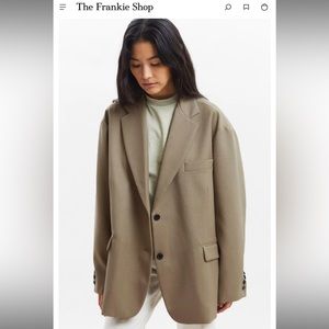 Brand new the Frankie Shop oversized boyfriend blazer!